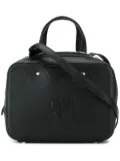 Courrèges square logo tote - Black