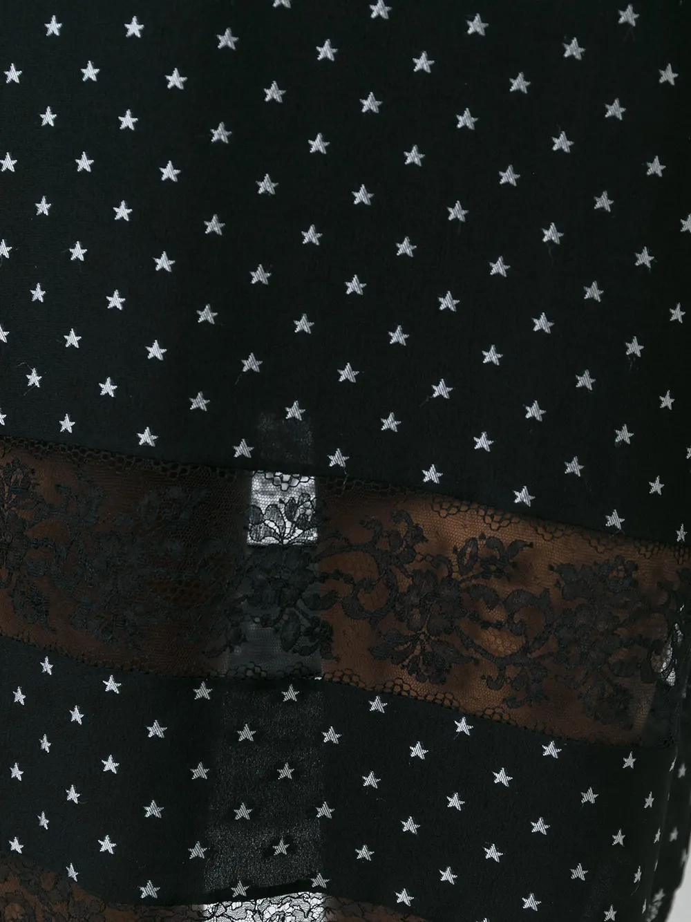 Givenchy lace panel T-shirt dress Zwart
