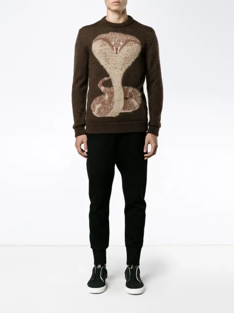 Givenchy Cobra Intarsia Jumper - Farfetch