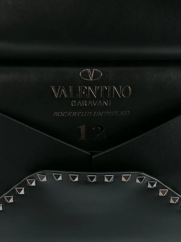 Valentino Garavani ロックスタッズ クラッチバッグ | ブラック
