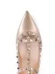Valentino Garavani Valentino Garavani 'Rockstud' Ballerinas in Metallic-Optik