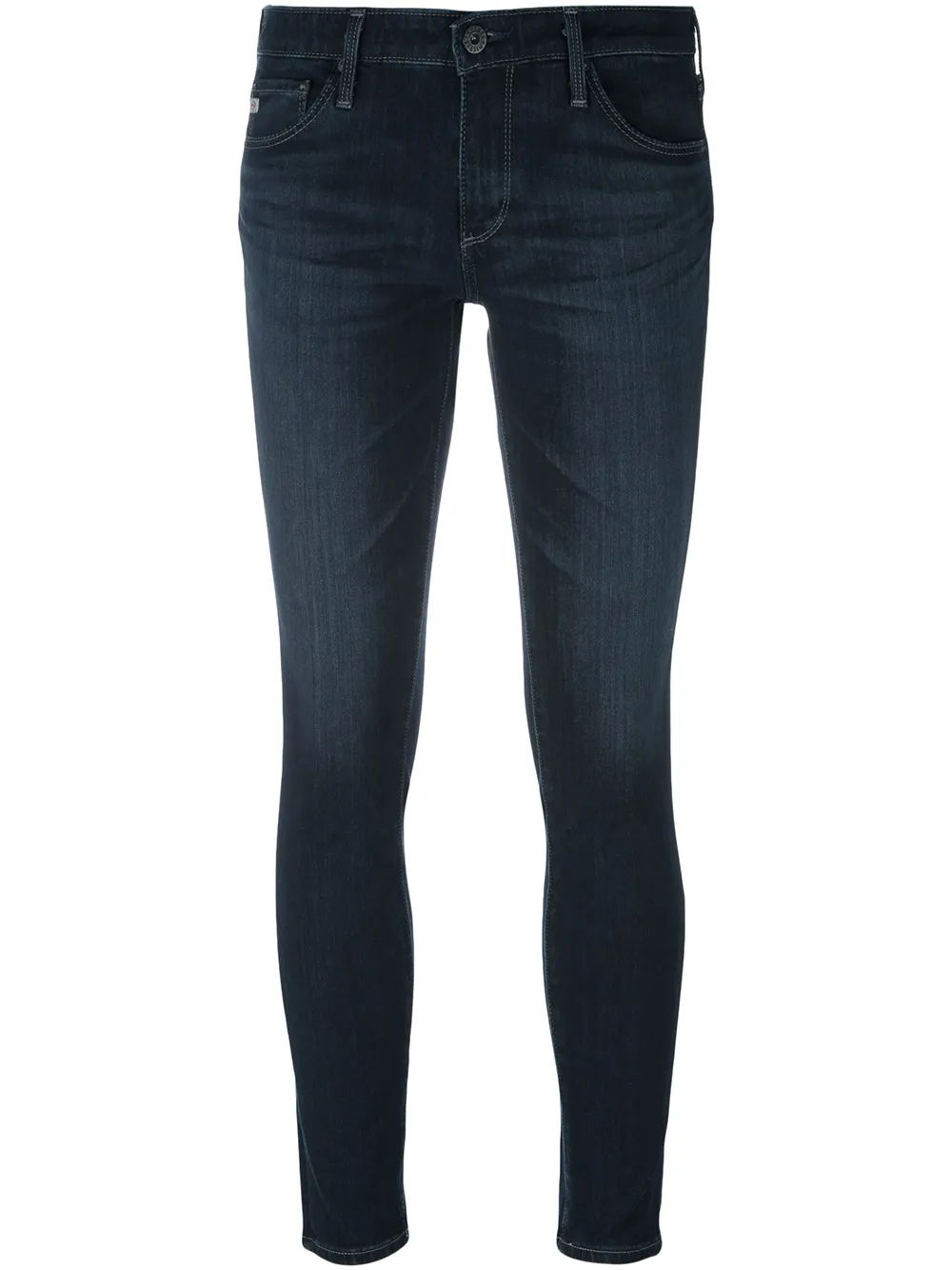 AG Jeans cropped skinny jeans - Blu