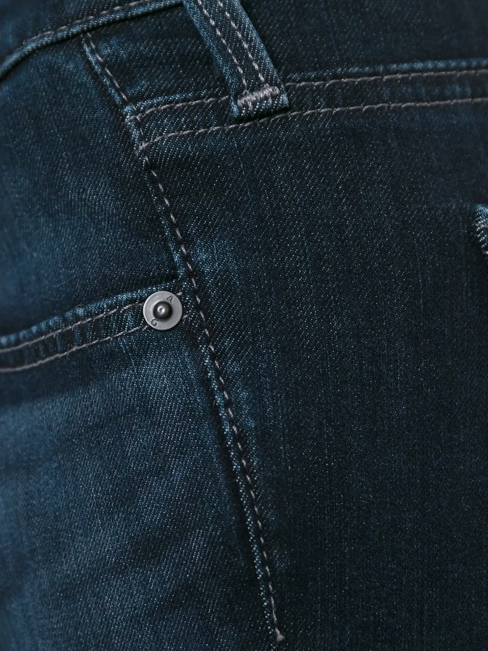 AG Jeans cropped skinny jeans Blauw
