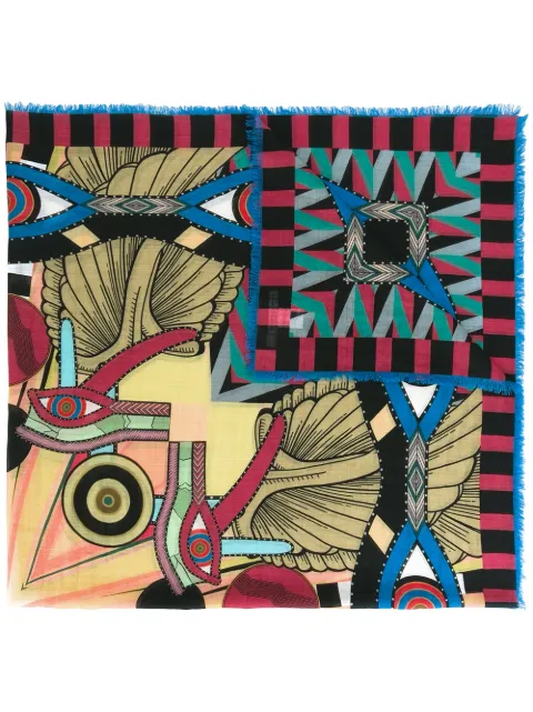 Givenchy abstract print scarf