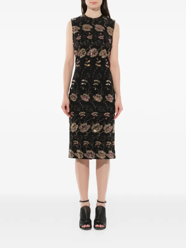 floral embroidered shift dress Tropical Breeze Embroidered Shift Dress Large