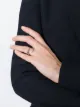 Image 2 of Shaun Leane sterling silver Signature diamond open ring