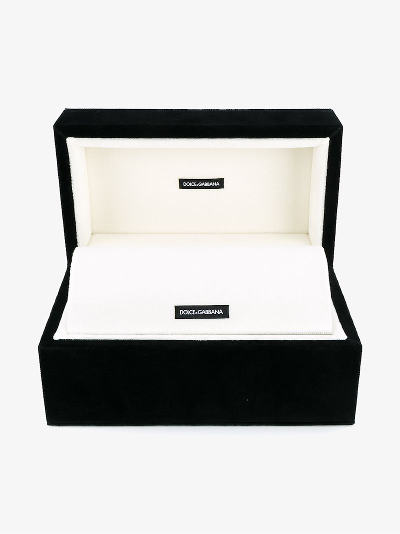 DOLCE & GABBANA DOLCE & GABBANA EYEWEAR GOLD CRYSTAL EMBELLISHED STRAW SUNGLASSES