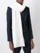 Image 2 of N.Peal cashmere wide cable scarf