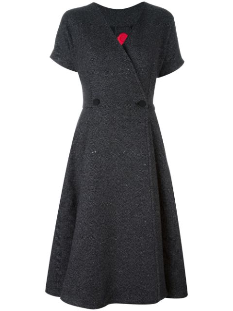 Ultràchic Tweed Wrap Dress - Farfetch