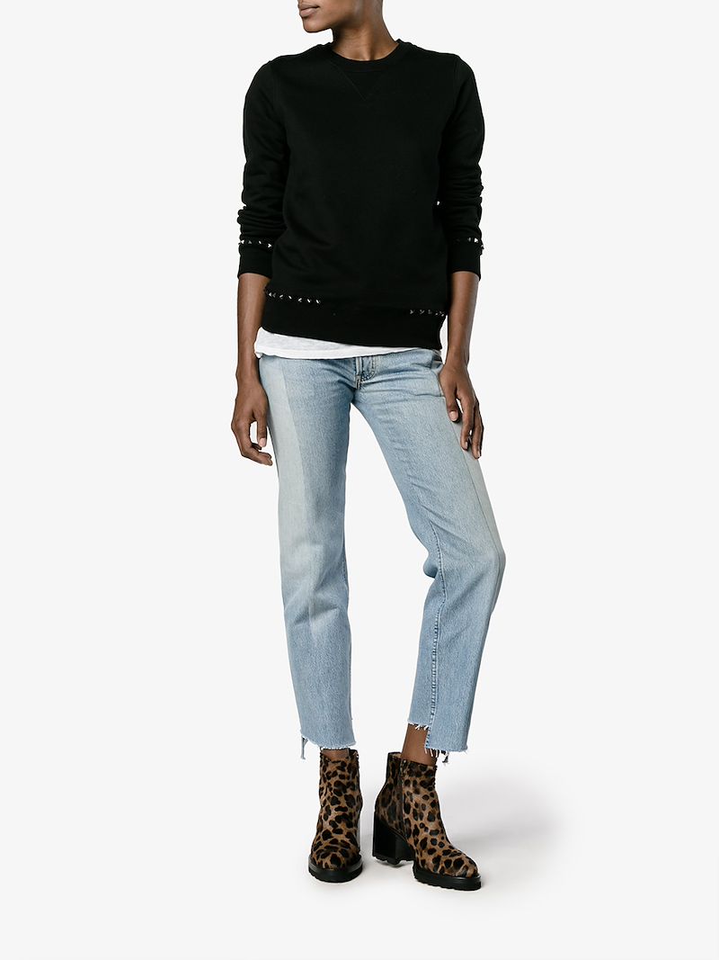 valentino rockstud sweatshirt