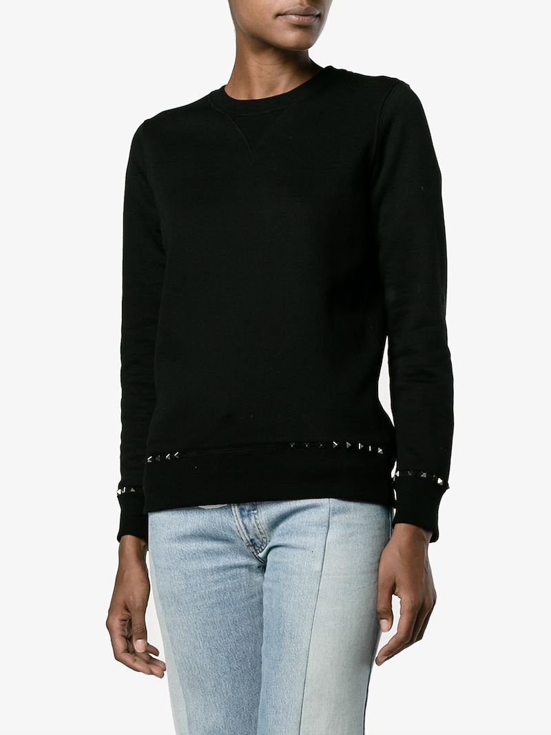 valentino rockstud sweatshirt