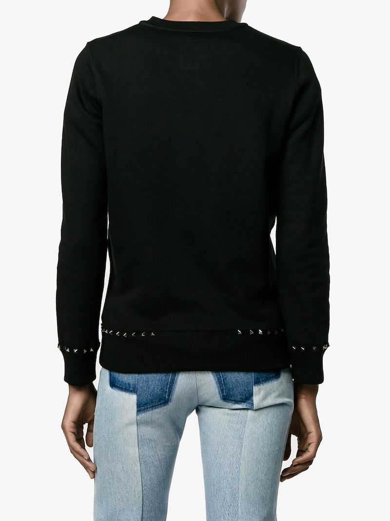 valentino rockstud sweatshirt