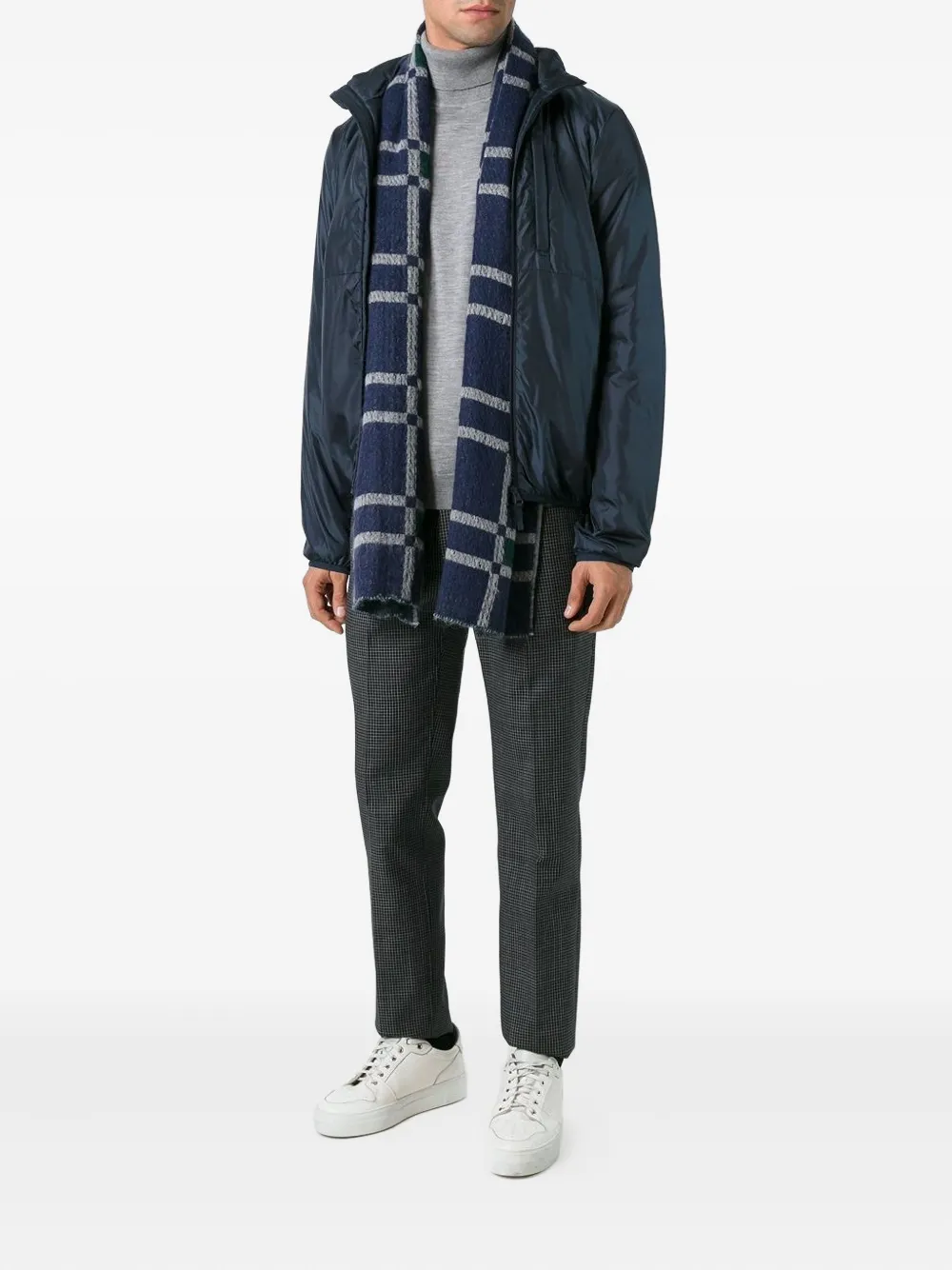 ASPESI Gewatteerde jas Blauw