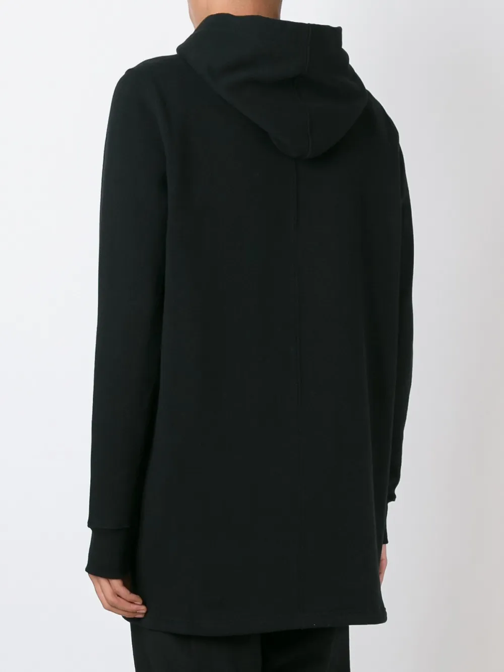 Rick Owens DRKSHDW abstract print hoodie Zwart