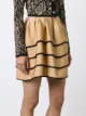 Fausto Puglisi striped short full skirt