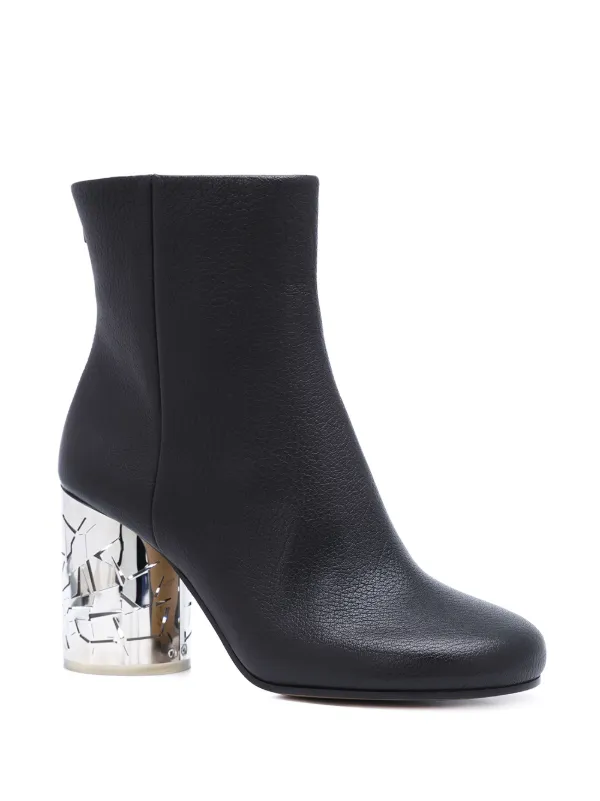 glass heel boots