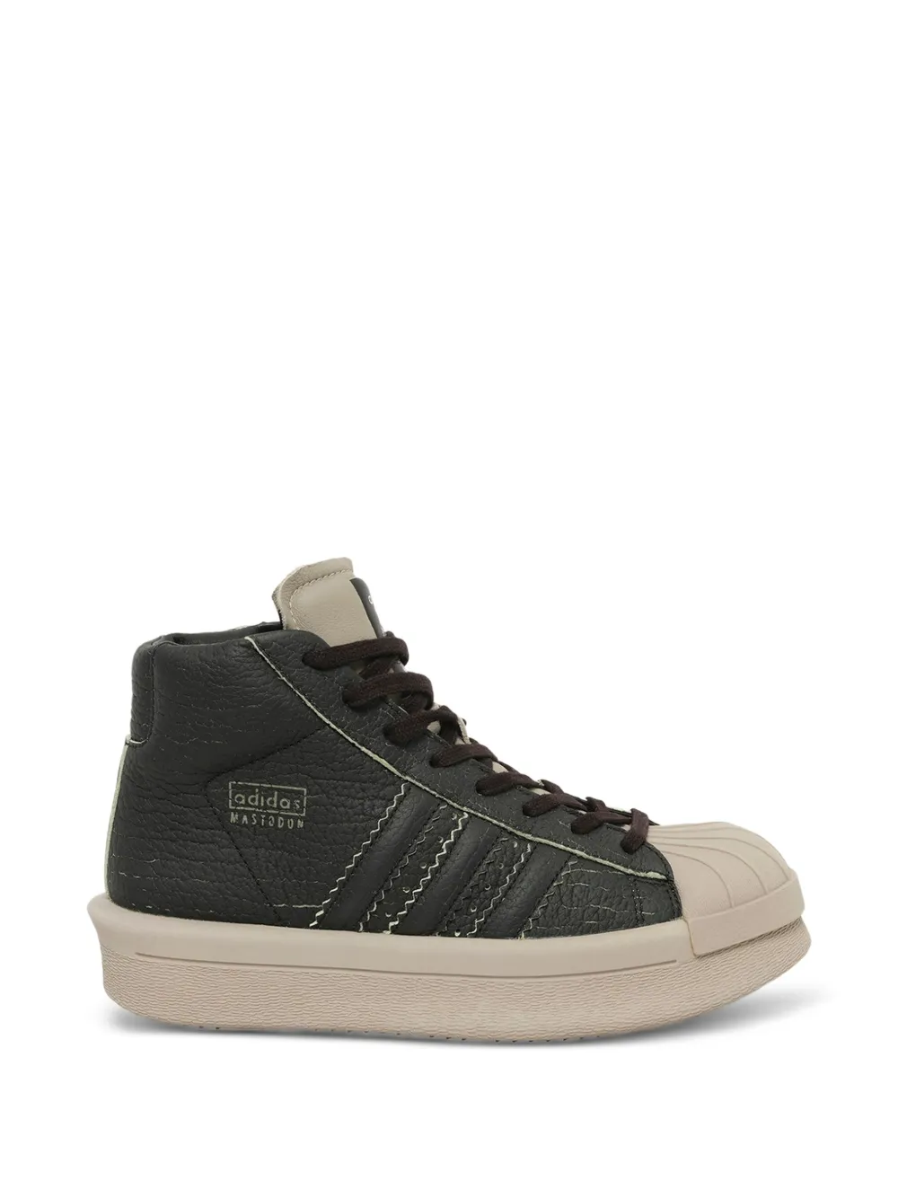 Rick Owens Adidas x Rick Owens High-Top-Sneakers - Schwarz