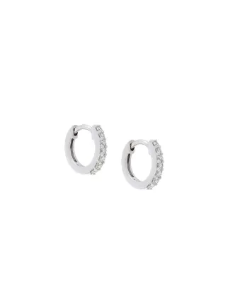Astley Clarke 14kt Gold Mini Halo Diamond Hoop Earrings Farfetch Astley Clarke 14kt Gold Mini Halo Diamond Hoop Earrings