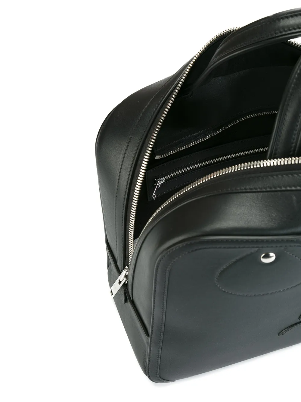 Courrèges double handles medium tote Zwart