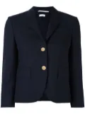 Thom Browne Classic Single Breasted Sport Coat In Navy 2-Ply Wool Fresco - Blue