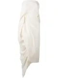 Rick Owens 'Twirl' strapless top - Neutrals