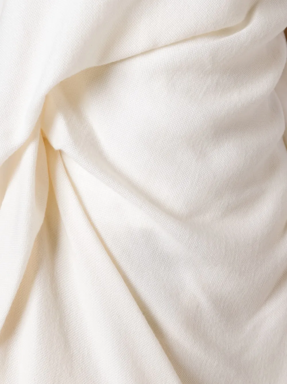 Rick Owens 'Twirl' strapless top Beige