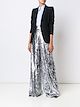 metallic palazzo pants