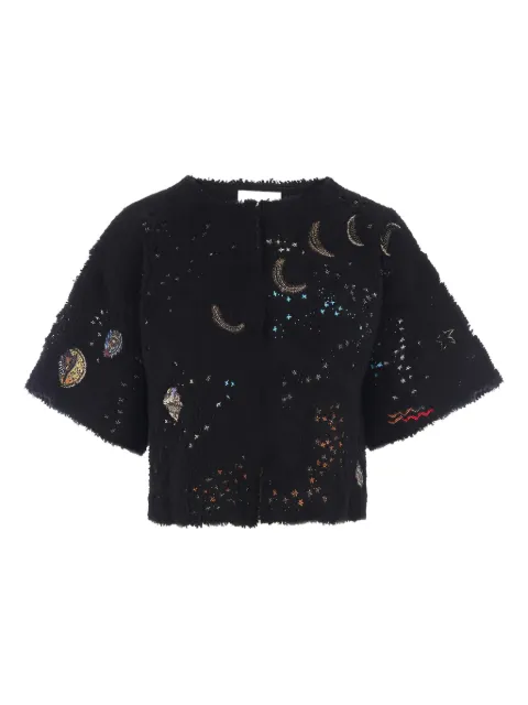 Valentino Garavani embroidered short-sleeved jacket