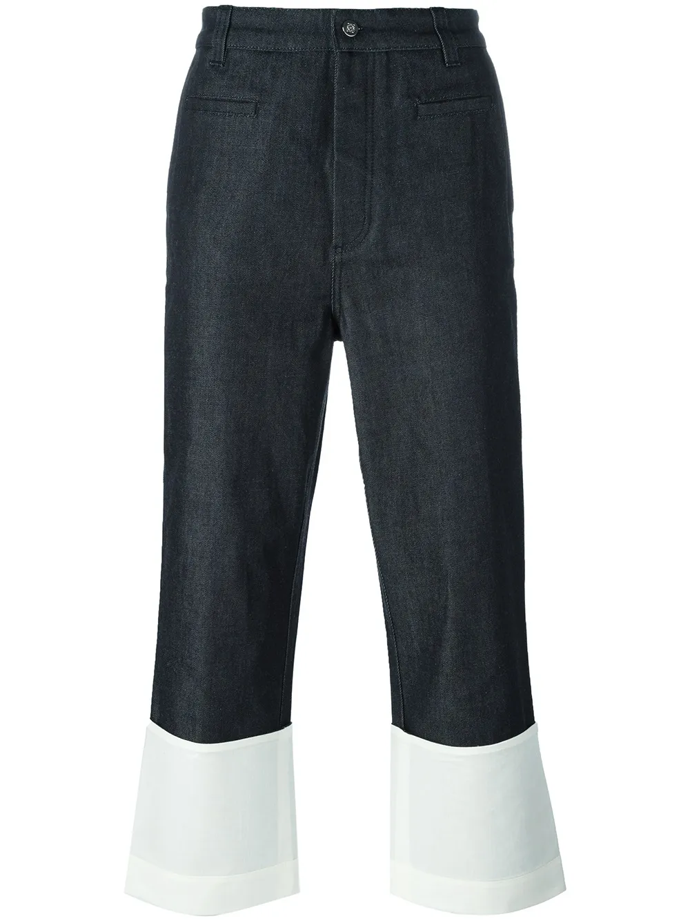 LOEWE cropped jeans - Blu