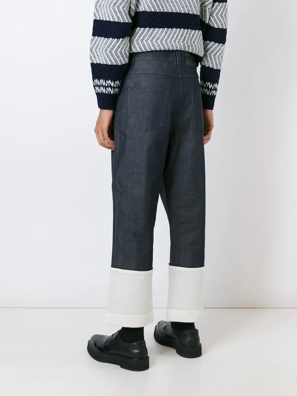 LOEWE cropped jeans Blauw