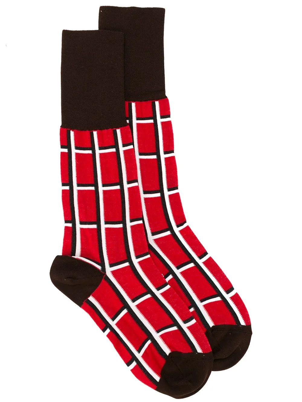 Marni graphic print socks | Red | Image 1