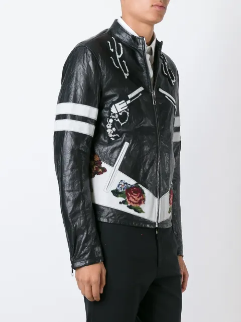 Dolce Gabbana Western Leather Jacket Farfetch