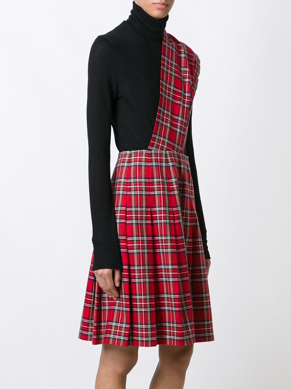 фото Comme Des Garçons Pre-Owned юбка-килт с лямкой на одно плечо