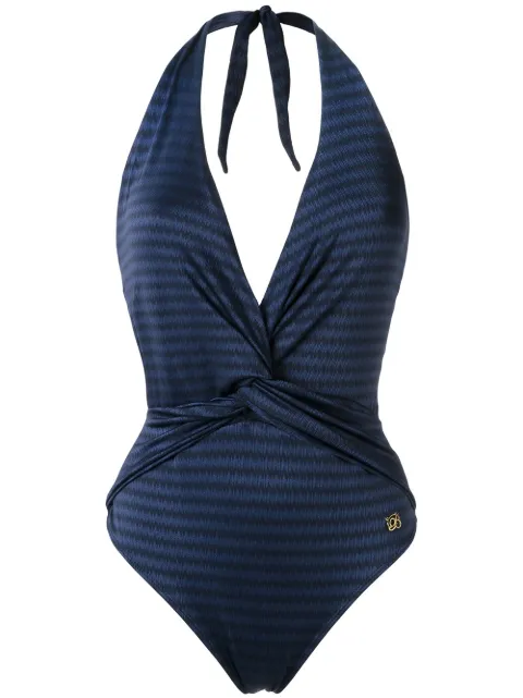 Brigitte plunge neck Aline swimsuit