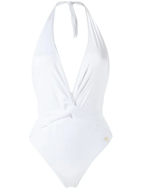 Brigitte plunge neck Aline swimsuit