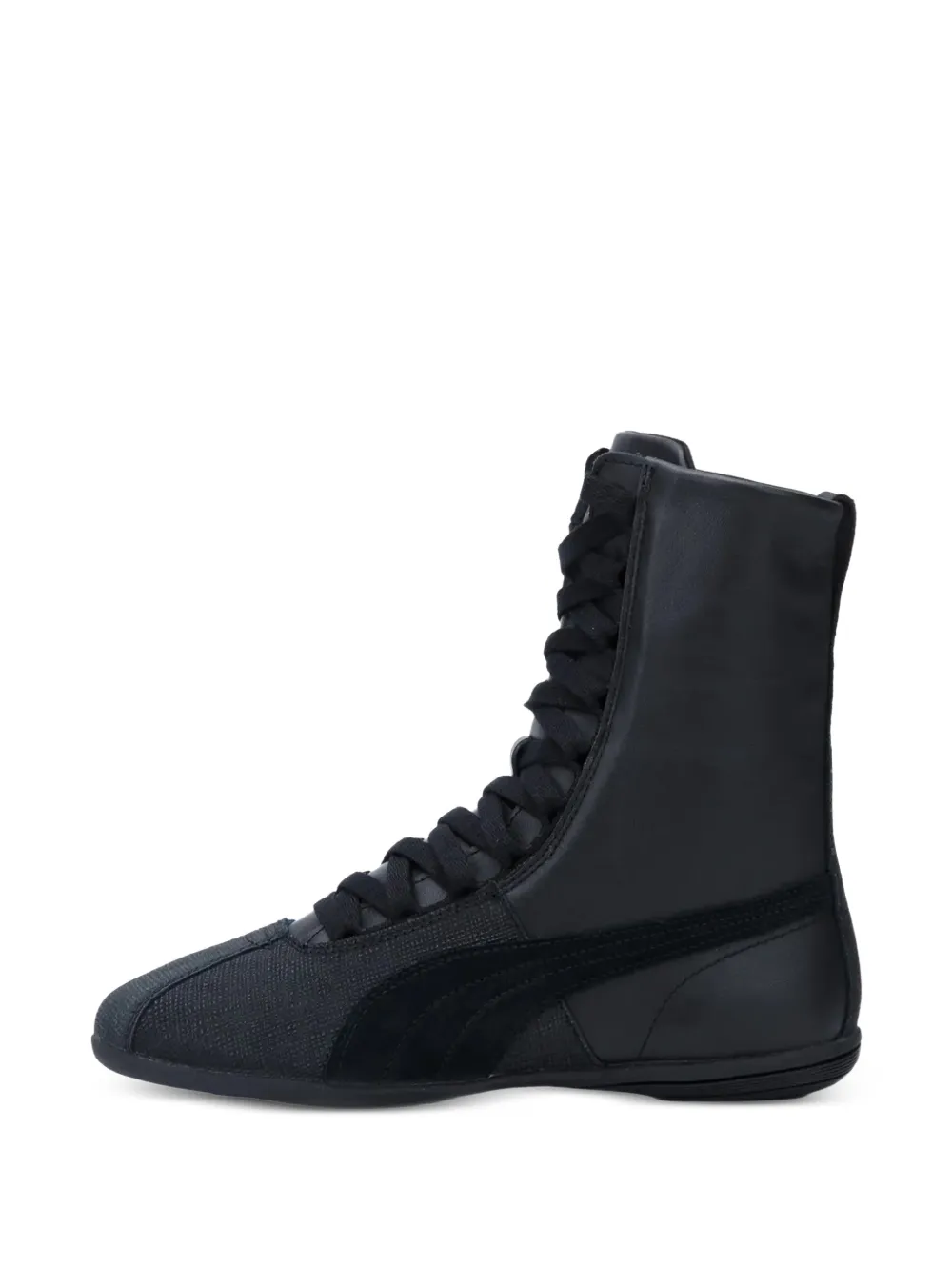 PUMA lace up hi-top sneakers Zwart