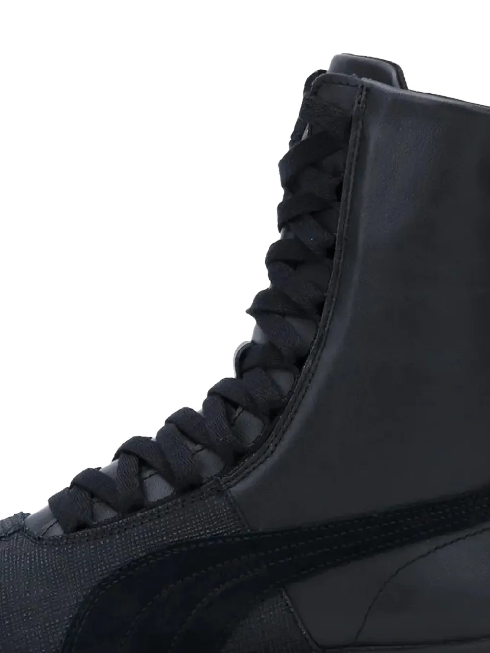 PUMA lace up hi-top sneakers Zwart