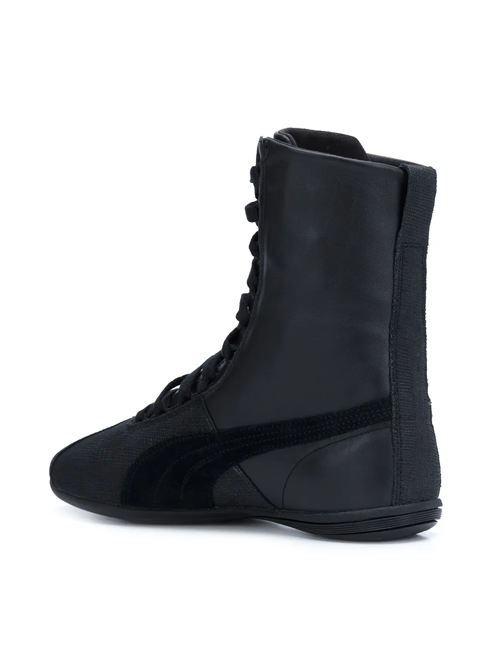 PUMA lace up hi-top sneakers Zwart