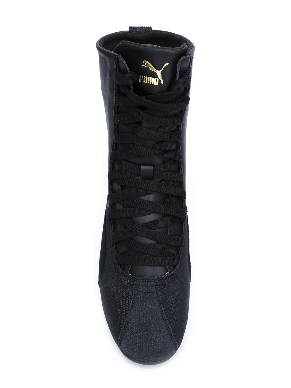 PUMA lace up hi-top sneakers Zwart