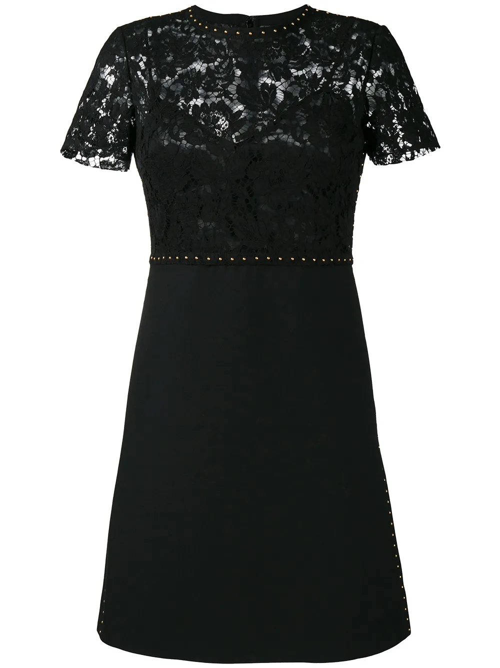 蕾丝薄纱连衣裙