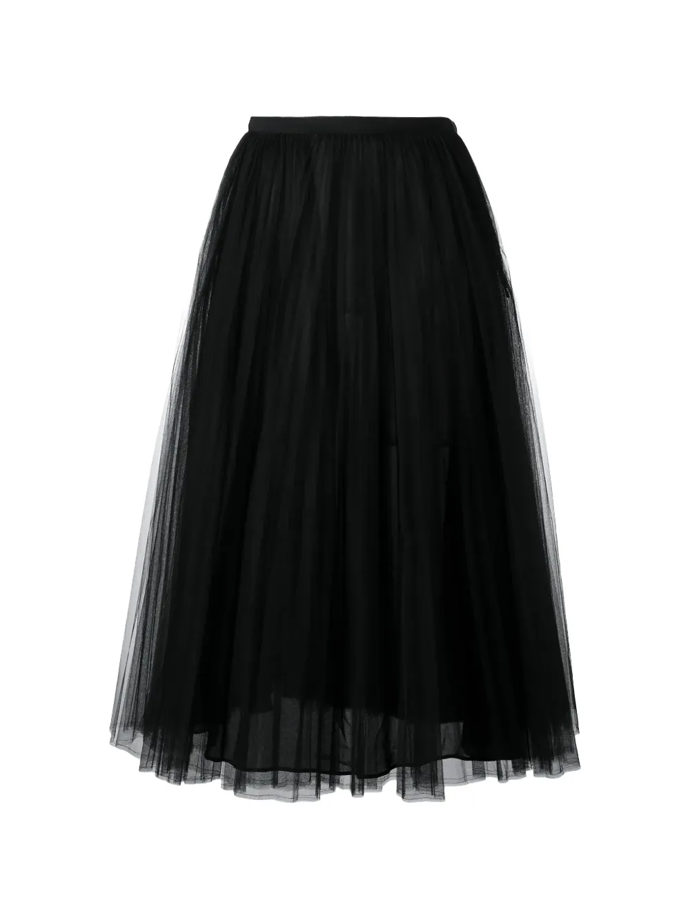 Valentino Garavani tulle A-line skirt - Nero