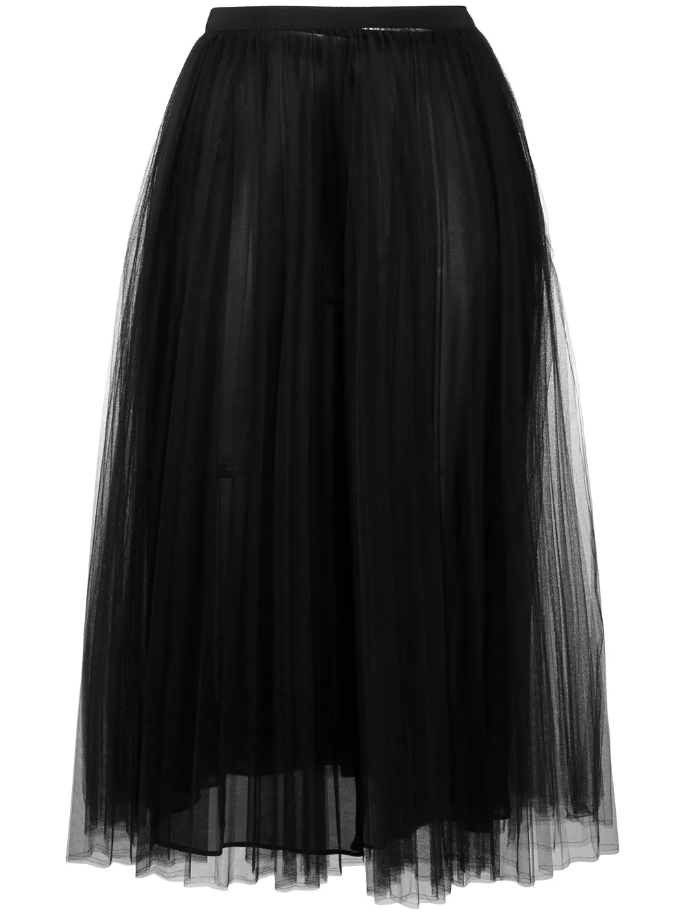 Valentino Garavani tulle A-line skirt - Nero