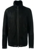 Drome zipped shearling jacket - Black