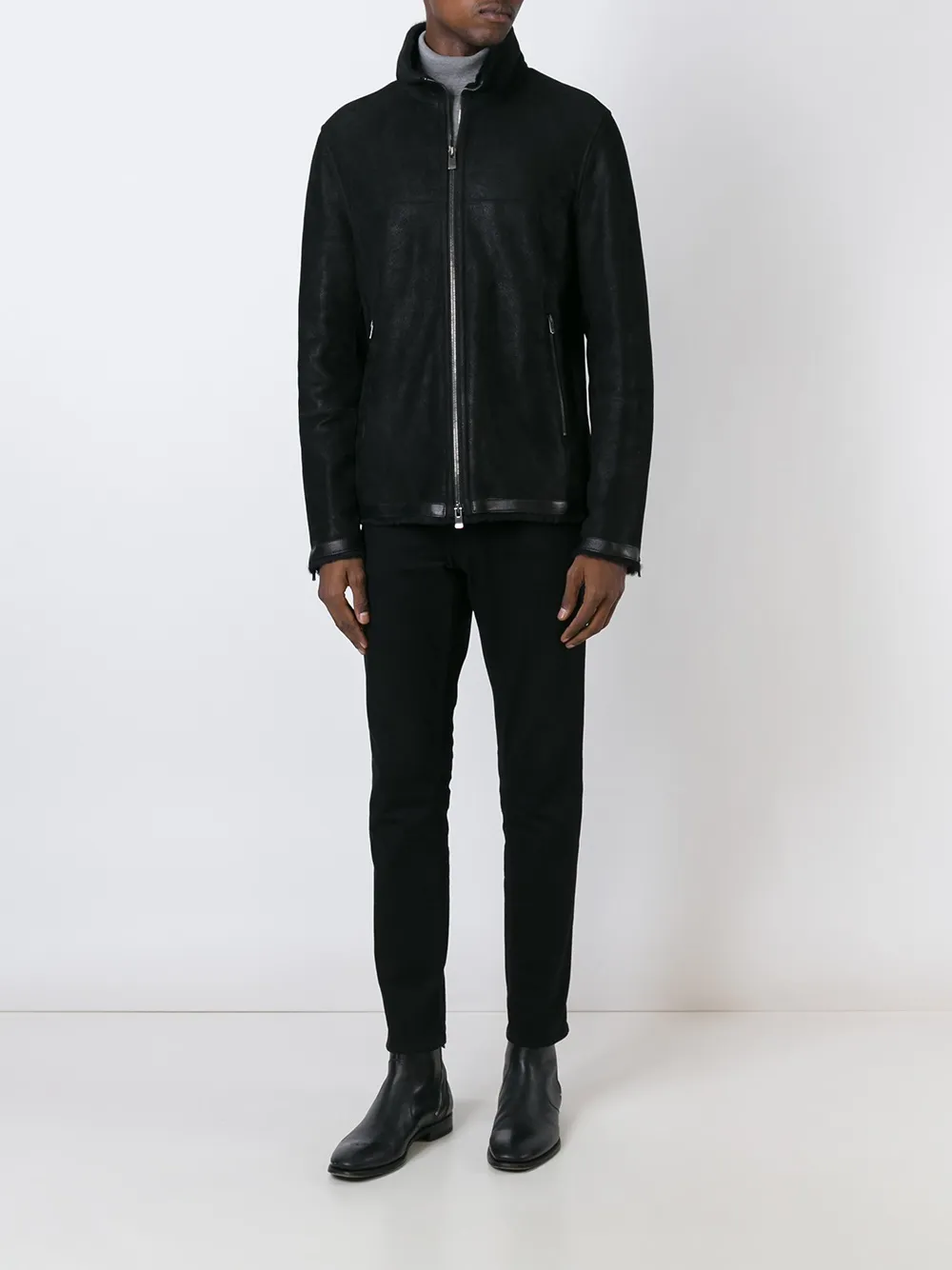 DROME ZIPPED SHEARLING JACKET