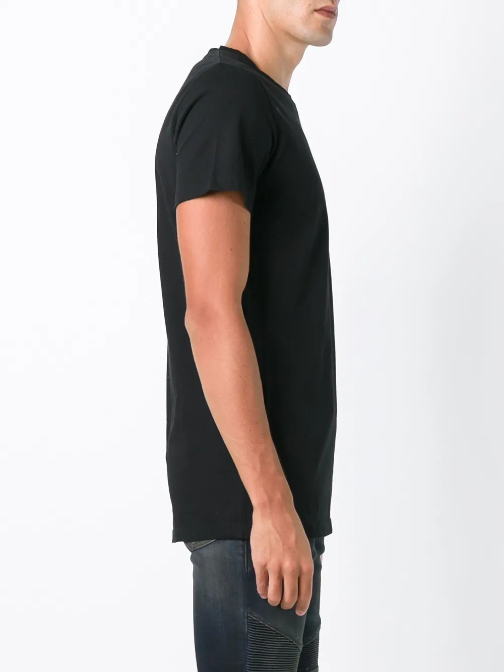 Balmain slim fit T-shirt Zwart