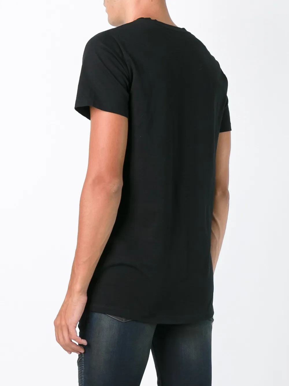 Balmain slim fit T-shirt Zwart