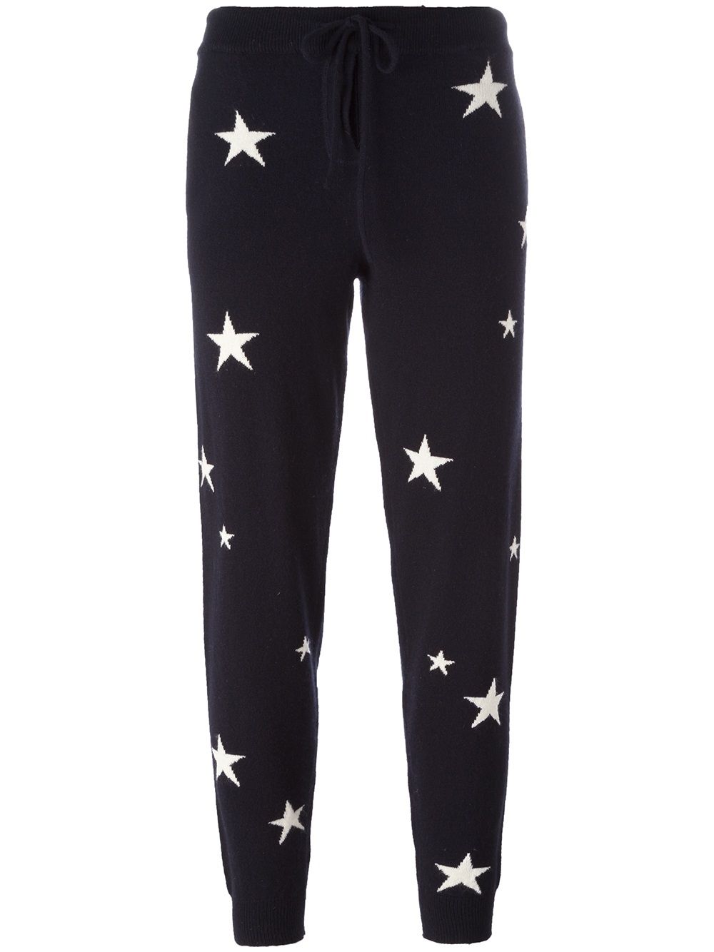 pantalon de jogging à étoiles intarsia