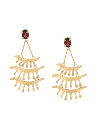 Wouters Hendrix In Mood For Love Garnet Chandelier Earrings Wouters Hendrix In Mood For Love Garnet Chandelier Earrings