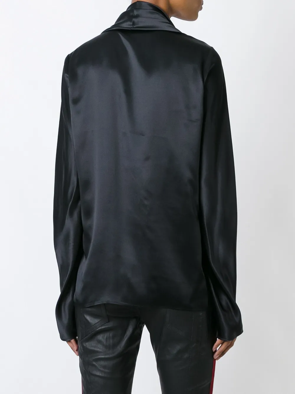 haider ackermann 垂坠领衬衫