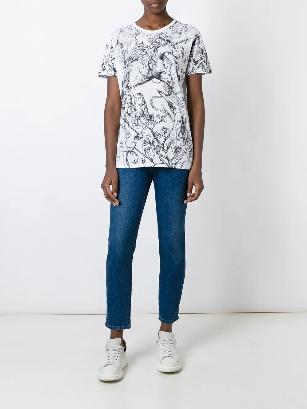 Alexander McQueen unicorn print T-shirt | T-Shirts & Jersey Shirts | Image 2